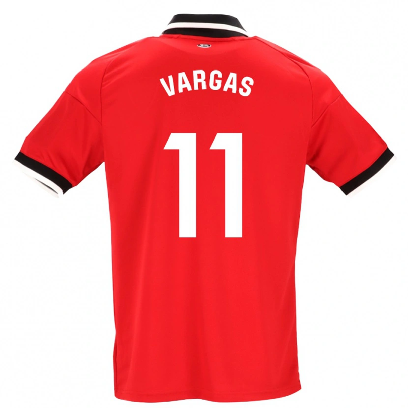 Danxen Dame Rubén Vargas #11 Svart Hvit Rød Bortetrøye Drakt Trøye 2026/27 Skjorter T-Skjorte