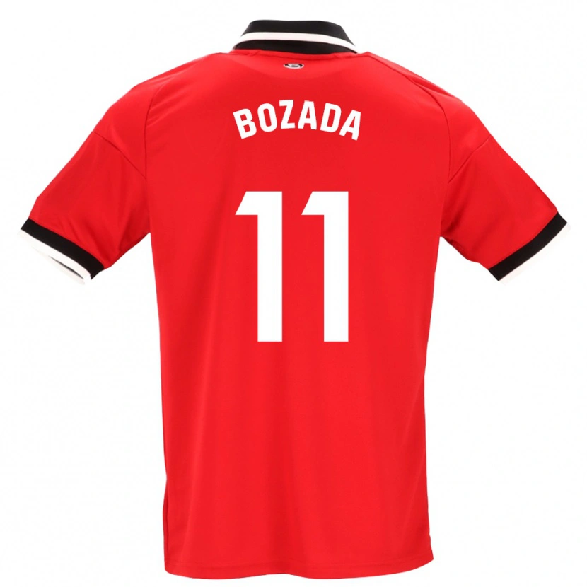 Danxen Dame José Antonio Bozada #11 Svart Hvit Rød Bortetrøye Drakt Trøye 2026/27 Skjorter T-Skjorte