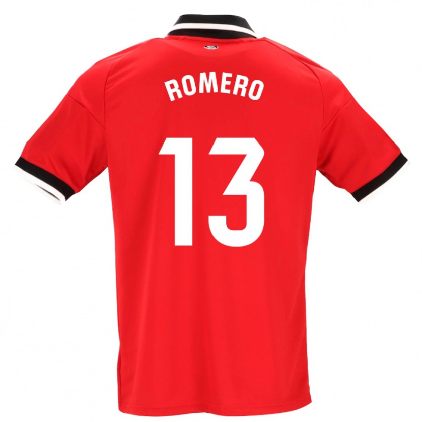 Danxen Dame Rafael Romero #13 Svart Hvit Rød Bortetrøye Drakt Trøye 2026/27 Skjorter T-Skjorte