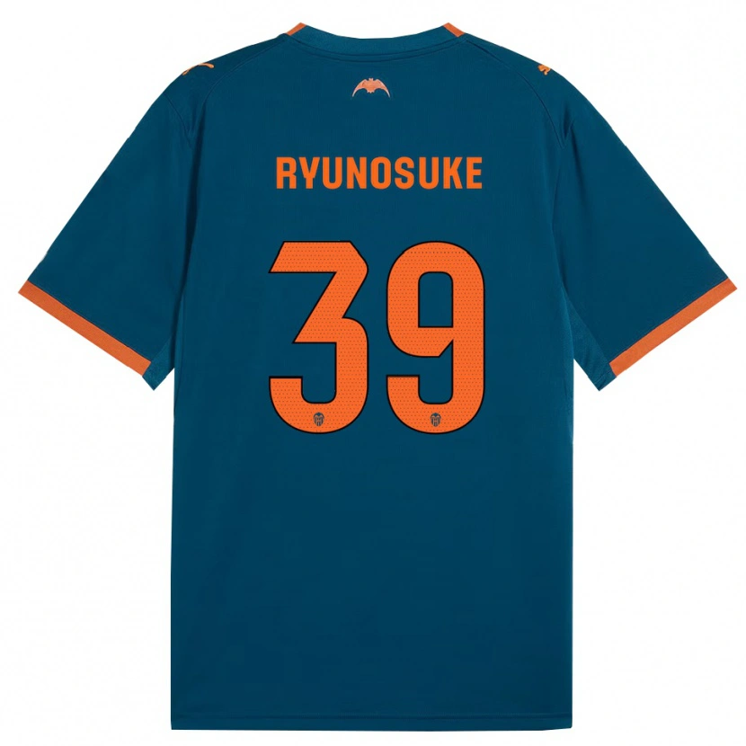 Danxen Dame Ryunosuke Sato #39 Stålblå Oransje Bortetrøye Drakt Trøye 2026/27 Skjorter T-Skjorte