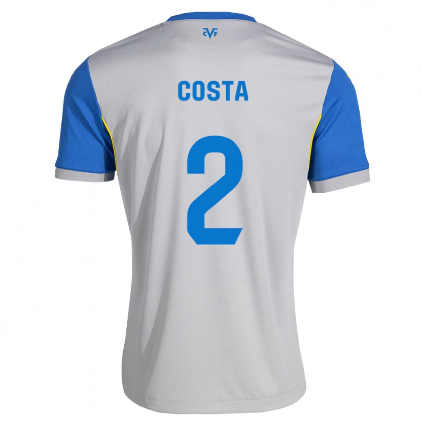Danxen Dame Logan Costa #2 Dodger Blå Grå Bortetrøye Drakt Trøye 2026/27 Skjorter T-Skjorte