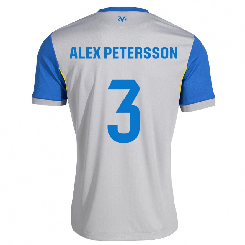 Danxen Dame Max Petersson #3 Dodger Blå Grå Bortetrøye Drakt Trøye 2026/27 Skjorter T-Skjorte