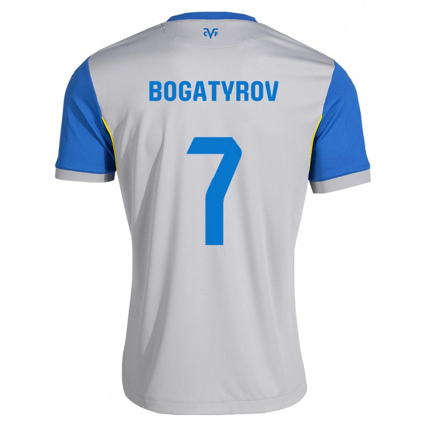 Danxen Dame Vladyslav Bogatyrov #7 Dodger Blå Grå Bortetrøye Drakt Trøye 2026/27 Skjorter T-Skjorte