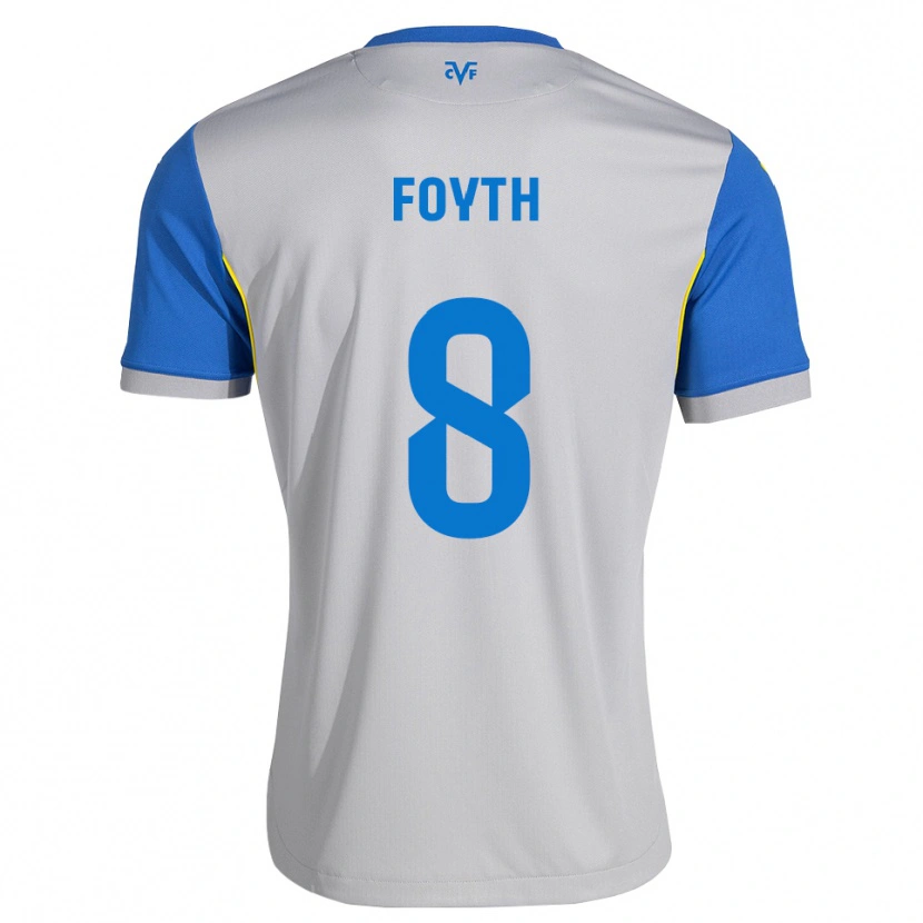 Danxen Dame Juan Foyth #8 Dodger Blå Grå Bortetrøye Drakt Trøye 2026/27 Skjorter T-Skjorte
