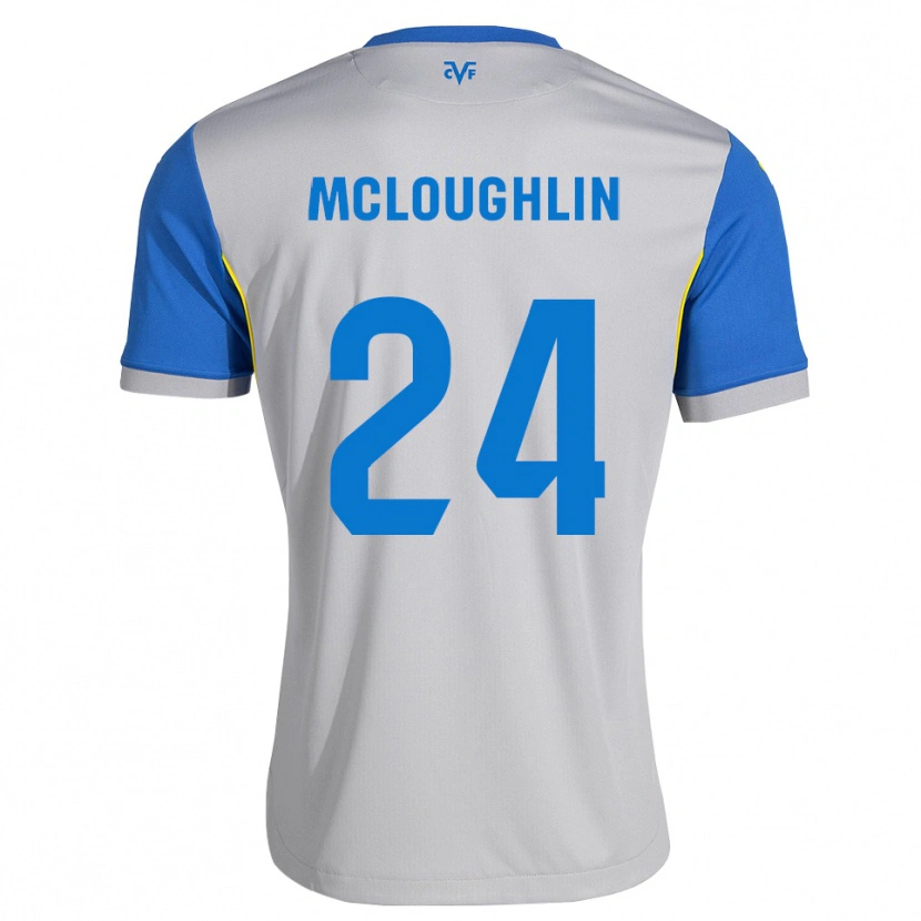 Danxen Dame Caden Mcloughlin #24 Dodger Blå Grå Bortetrøye Drakt Trøye 2026/27 Skjorter T-Skjorte