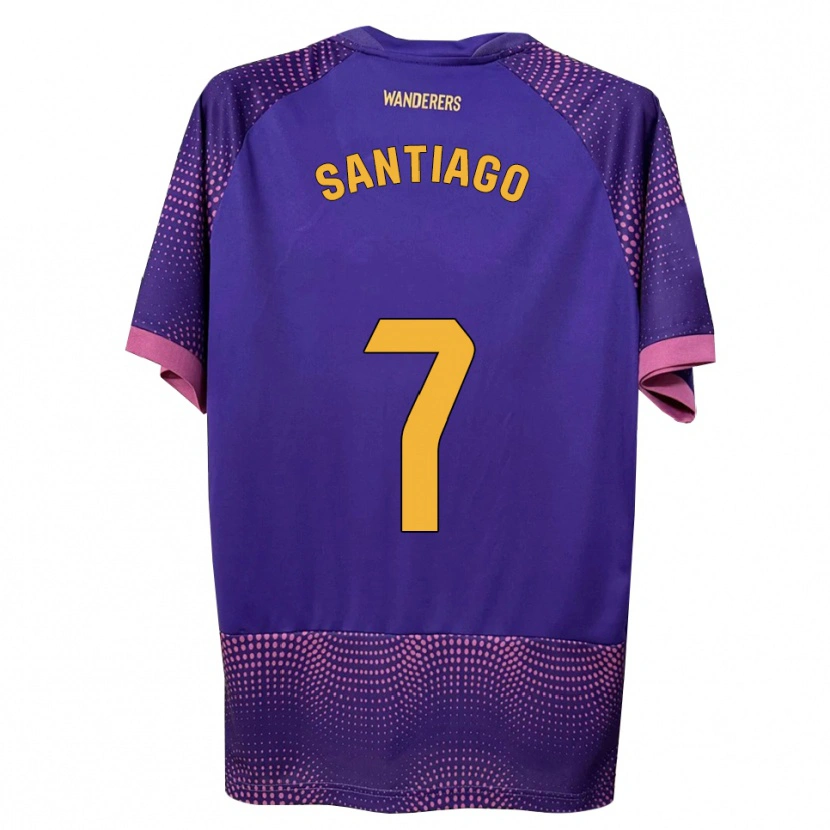 Danxen Dame Yago Santiago #7 Lilla Hvit Rosa Bortetrøye Drakt Trøye 2026/27 Skjorter T-Skjorte