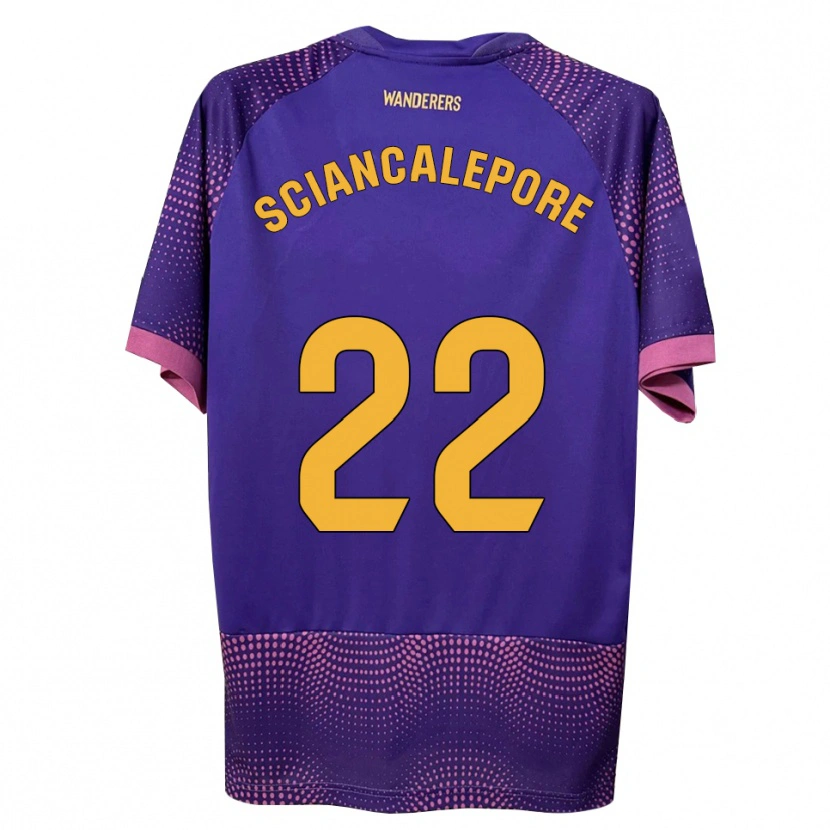 Danxen Dame Mateo Sciancalepore #22 Lilla Hvit Rosa Bortetrøye Drakt Trøye 2026/27 Skjorter T-Skjorte