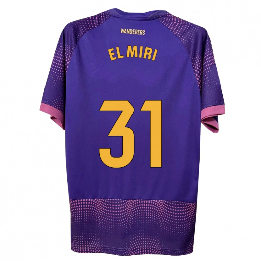 Danxen Dame Walid El Miri #31 Lilla Hvit Rosa Bortetrøye Drakt Trøye 2026/27 Skjorter T-Skjorte