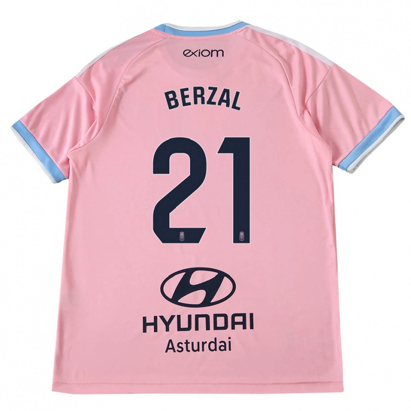 Danxen Dame Guille Berzal #21 Kornblomstblå Rosa Bortetrøye Drakt Trøye 2026/27 Skjorter T-Skjorte