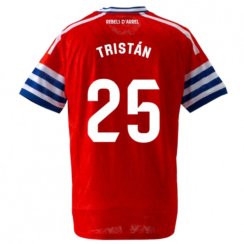 Danxen Dame Pol Tristán #25 Kongelig Blå Rød Bortetrøye Drakt Trøye 2026/27 Skjorter T-Skjorte