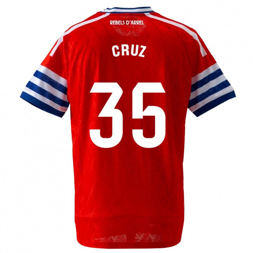 Danxen Dame Denis Cruz #35 Kongelig Blå Rød Bortetrøye Drakt Trøye 2026/27 Skjorter T-Skjorte