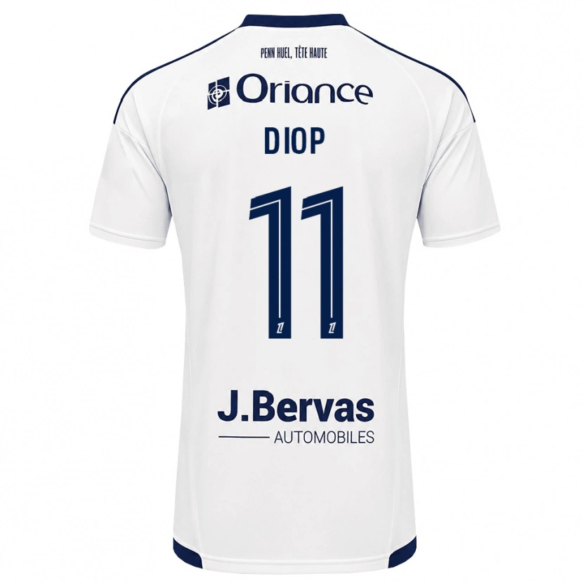 Danxen Dame Samba Diop #11 Marine Hvit Bortetrøye Drakt Trøye 2026/27 Skjorter T-Skjorte