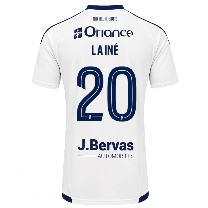Danxen Dame Mathis Lainé #20 Marine Hvit Bortetrøye Drakt Trøye 2026/27 Skjorter T-Skjorte