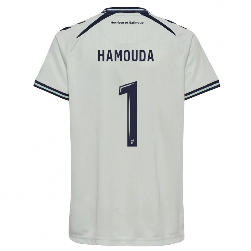 Danxen Dame Adel Hamouda #1 Midnattblå Hvit Bortetrøye Drakt Trøye 2026/27 Skjorter T-Skjorte