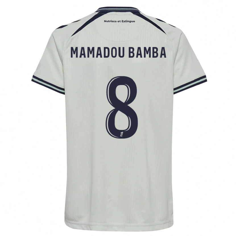 Danxen Dame Ben Mamadou Bamba #8 Midnattblå Hvit Bortetrøye Drakt Trøye 2026/27 Skjorter T-Skjorte