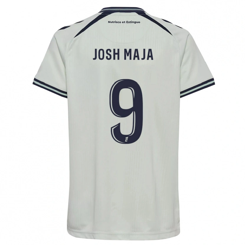 Danxen Dame Josh Maja #9 Midnattblå Hvit Bortetrøye Drakt Trøye 2026/27 Skjorter T-Skjorte