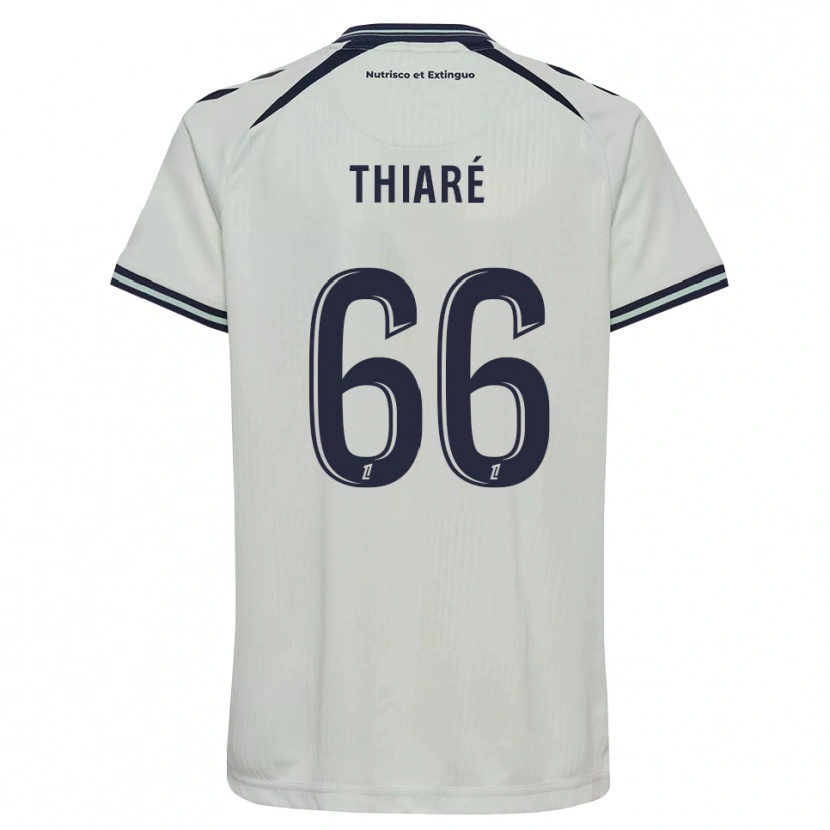 Danxen Dame Aliou Thiaré #66 Midnattblå Hvit Bortetrøye Drakt Trøye 2026/27 Skjorter T-Skjorte