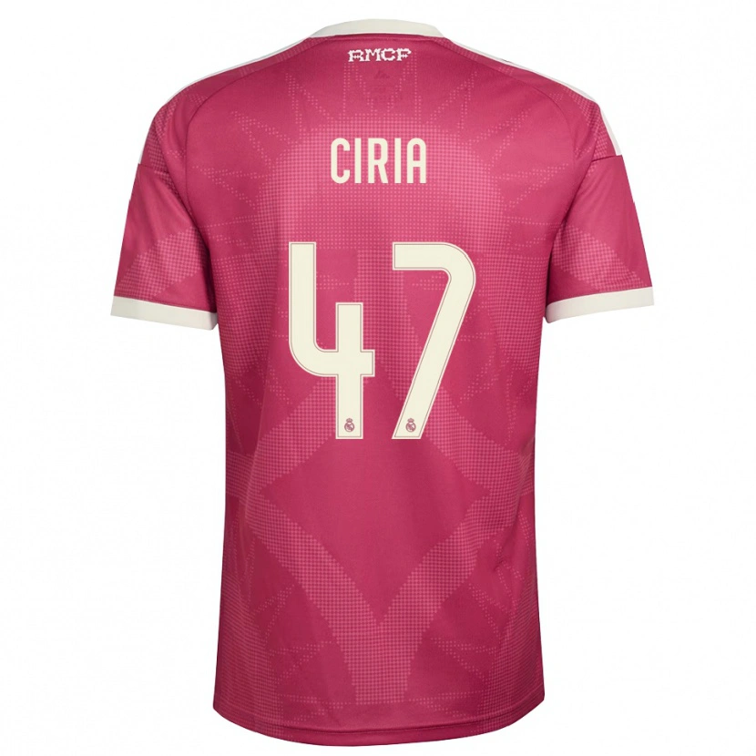 Danxen Dame Alexis Ciria #47 Blek Fiolettrød Hvit Tredje Sett Drakt Trøye 2026/27 Skjorter T-Skjorte