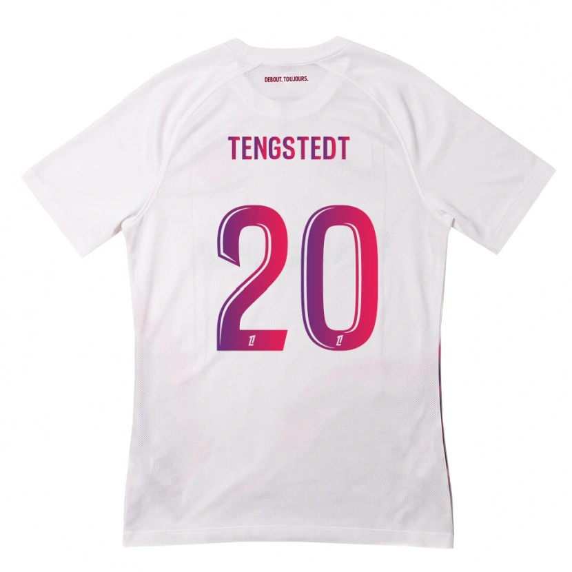 Danxen Barn Casper Tengstedt #20 Hvit Rosa Lilla Bortetrøye Drakt Trøye 2026/27 Skjorter T-Skjorte