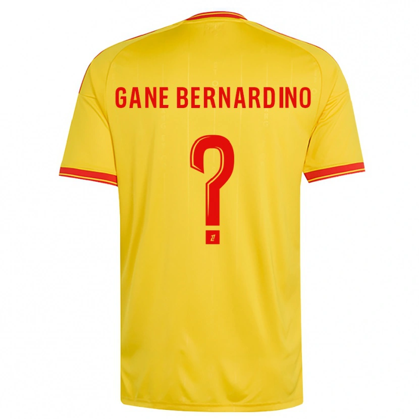Danxen Barn Nathanaël Gane Bernardino #0 Gull Oransje Rød Hjemmetrøye Drakt Trøye 2026/27 Skjorter T-Skjorte