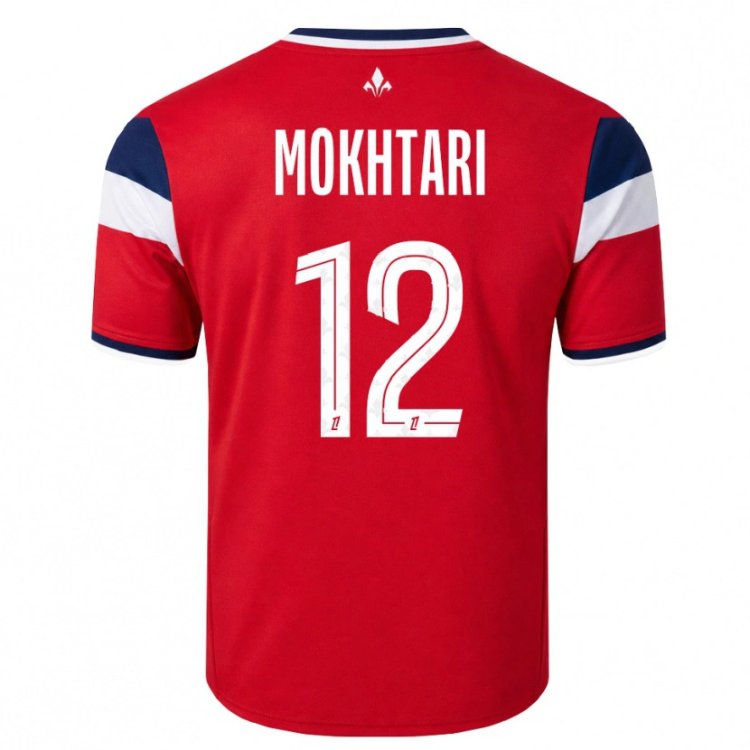 Danxen Barn Brahim Mokhtari #12 Rød Hvit Kongelig Blå Hjemmetrøye Drakt Trøye 2026/27 Skjorter T-Skjorte