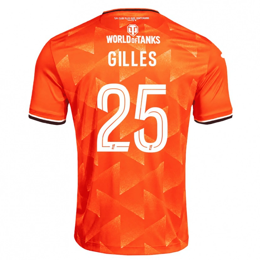 Danxen Barn Elodie Gilles #25 Oransje Hvit Svart Hjemmetrøye Drakt Trøye 2026/27 Skjorter T-Skjorte