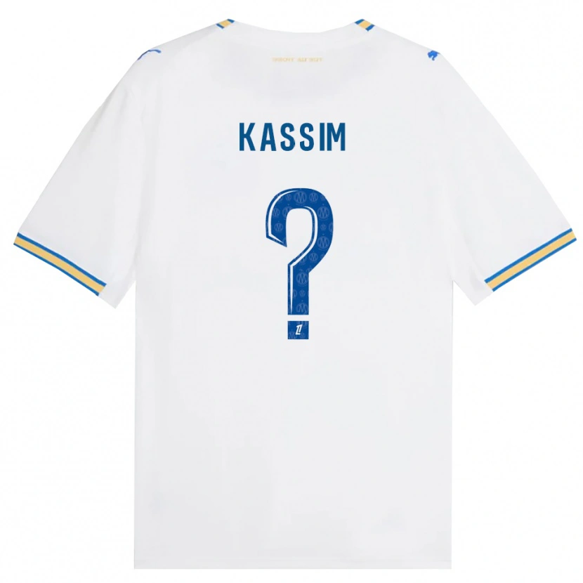 Danxen Barn Kassim Abdallah #0 Dodgerblå Hvit Hjemmetrøye Drakt Trøye 2026/27 Skjorter T-Skjorte