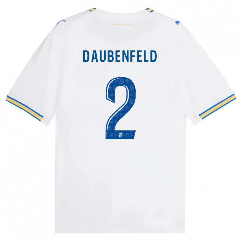 Danxen Barn Lucas Daubenfeld #2 Dodgerblå Hvit Hjemmetrøye Drakt Trøye 2026/27 Skjorter T-Skjorte