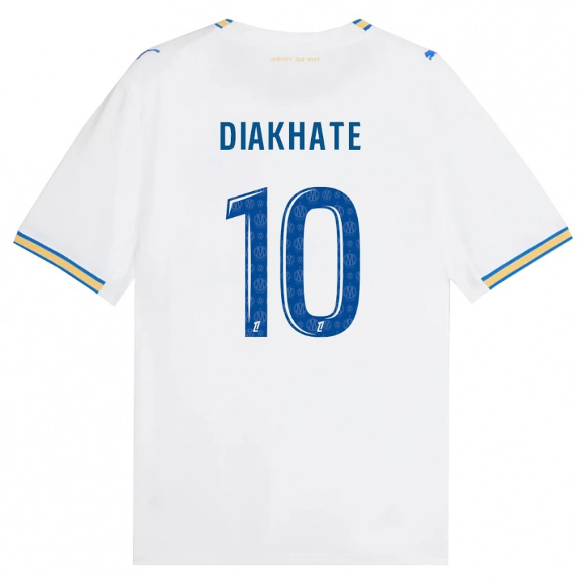 Danxen Barn Ndeye Awa Diakhaté #10 Dodgerblå Hvit Hjemmetrøye Drakt Trøye 2026/27 Skjorter T-Skjorte