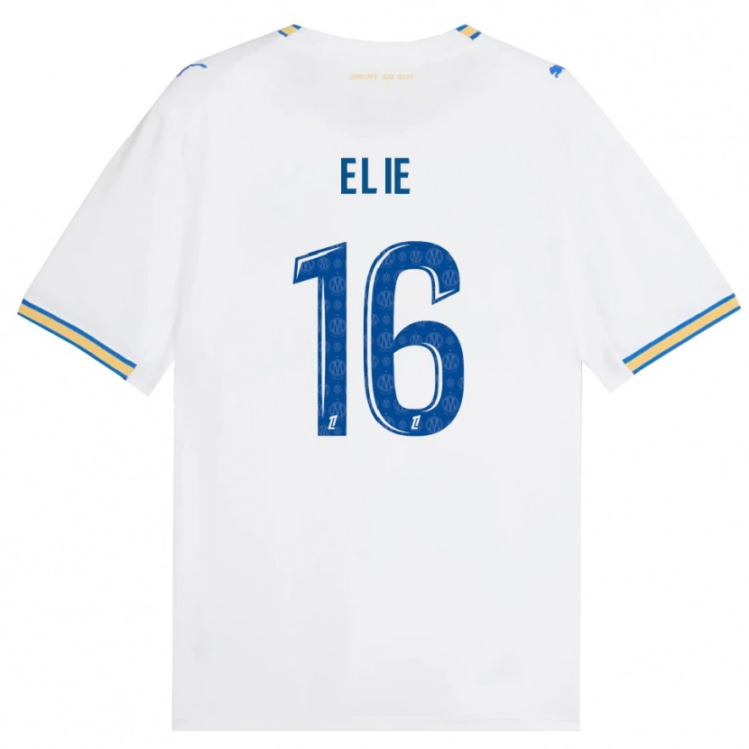 Danxen Barn Anaïs Elie #16 Dodgerblå Hvit Hjemmetrøye Drakt Trøye 2026/27 Skjorter T-Skjorte