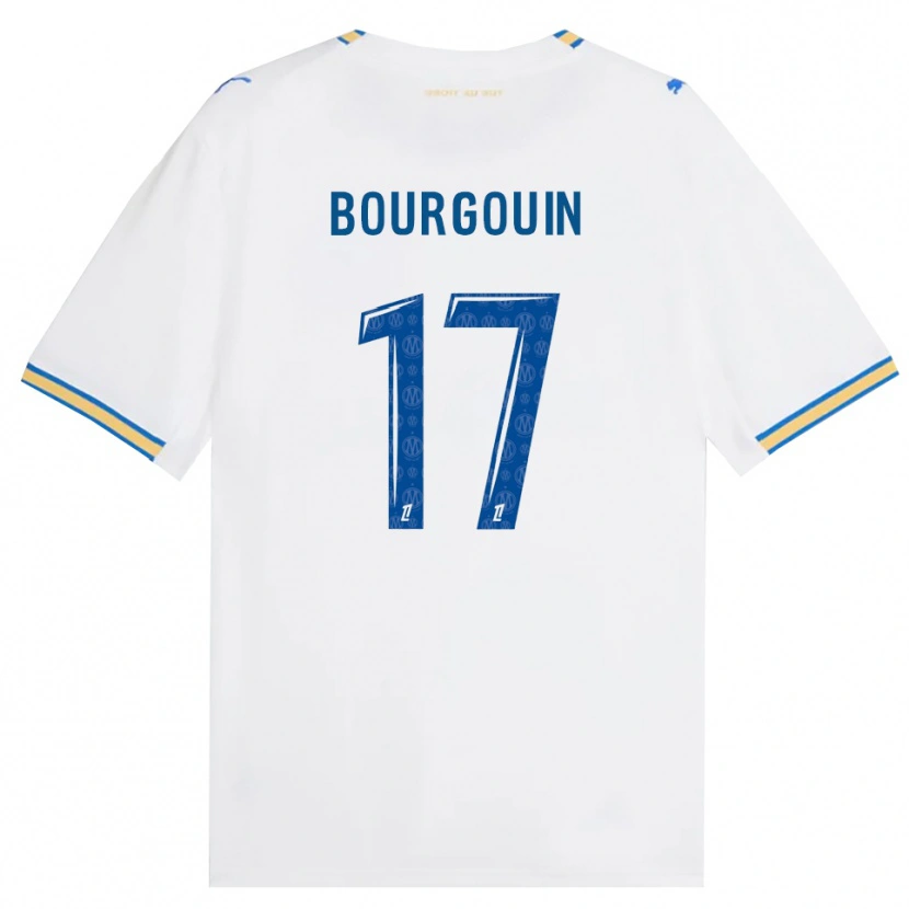 Danxen Barn Laura Bourgouin #17 Dodgerblå Hvit Hjemmetrøye Drakt Trøye 2026/27 Skjorter T-Skjorte