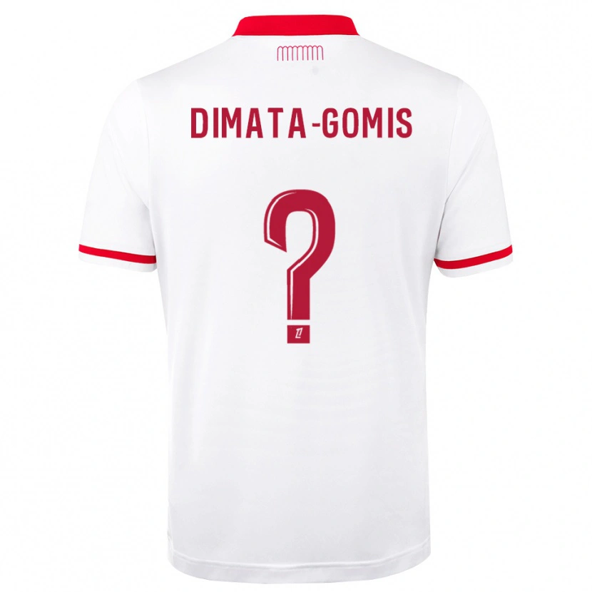 Danxen Barn Kamron Dimata-Gomis #0 Rød Hvit Hjemmetrøye Drakt Trøye 2026/27 Skjorter T-Skjorte