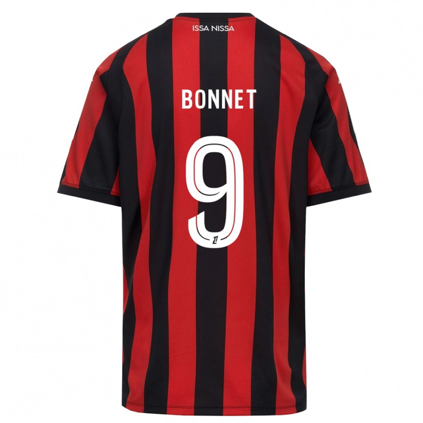 Danxen Barn Thomas Bonnet #9 Rød Svart Hvit Hjemmetrøye Drakt Trøye 2026/27 Skjorter T-Skjorte