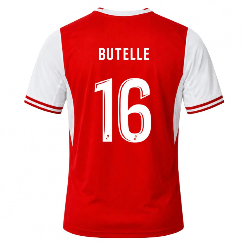 Danxen Barn Ludovic Butelle #16 Rød Hvit Hjemmetrøye Drakt Trøye 2026/27 Skjorter T-Skjorte