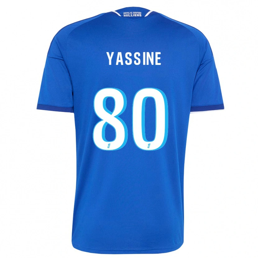 Danxen Barn Gessime Yassine #80 Kongelig Blå Hvit Hjemmetrøye Drakt Trøye 2026/27 Skjorter T-Skjorte