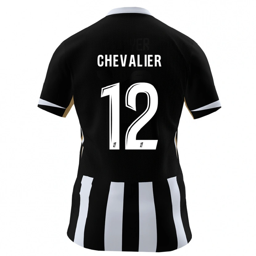 Danxen Barn Lucas Chevalier #12 Svart Blå Hjemmetrøye Drakt Trøye 2026/27 Skjorter T-Skjorte