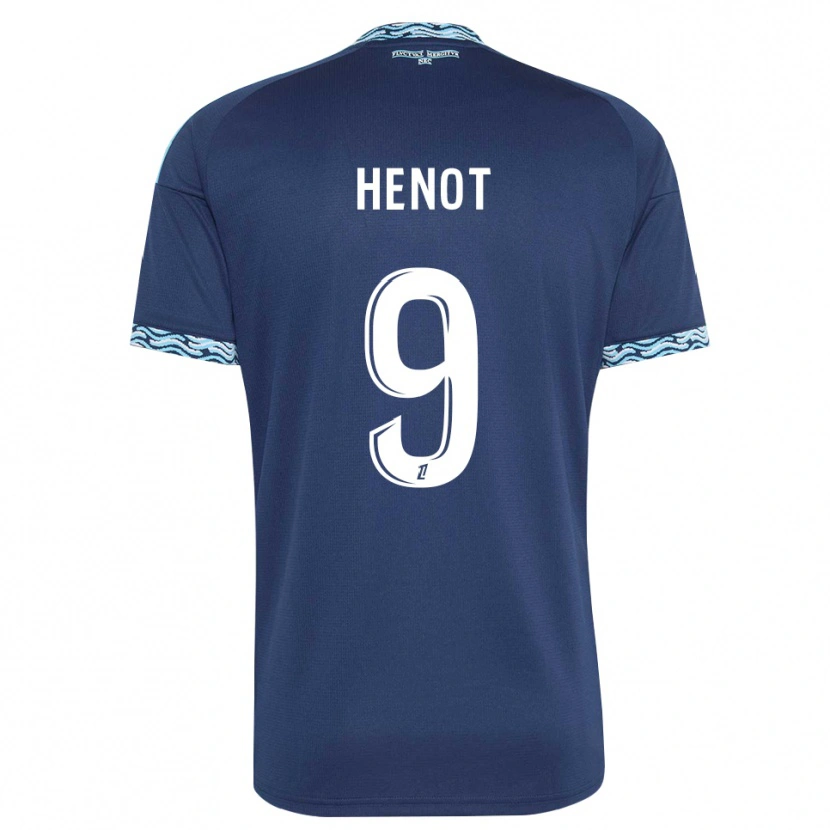 Danxen Barn Kaïs Henot #9 Stålblå Hvit Hjemmetrøye Drakt Trøye 2026/27 Skjorter T-Skjorte