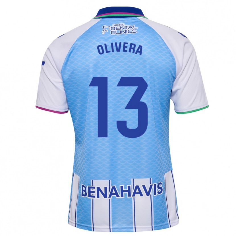 Danxen Barn Fernando Olivera #13 Dyp Himmelblå Hvit Hjemmetrøye Drakt Trøye 2026/27 Skjorter T-Skjorte