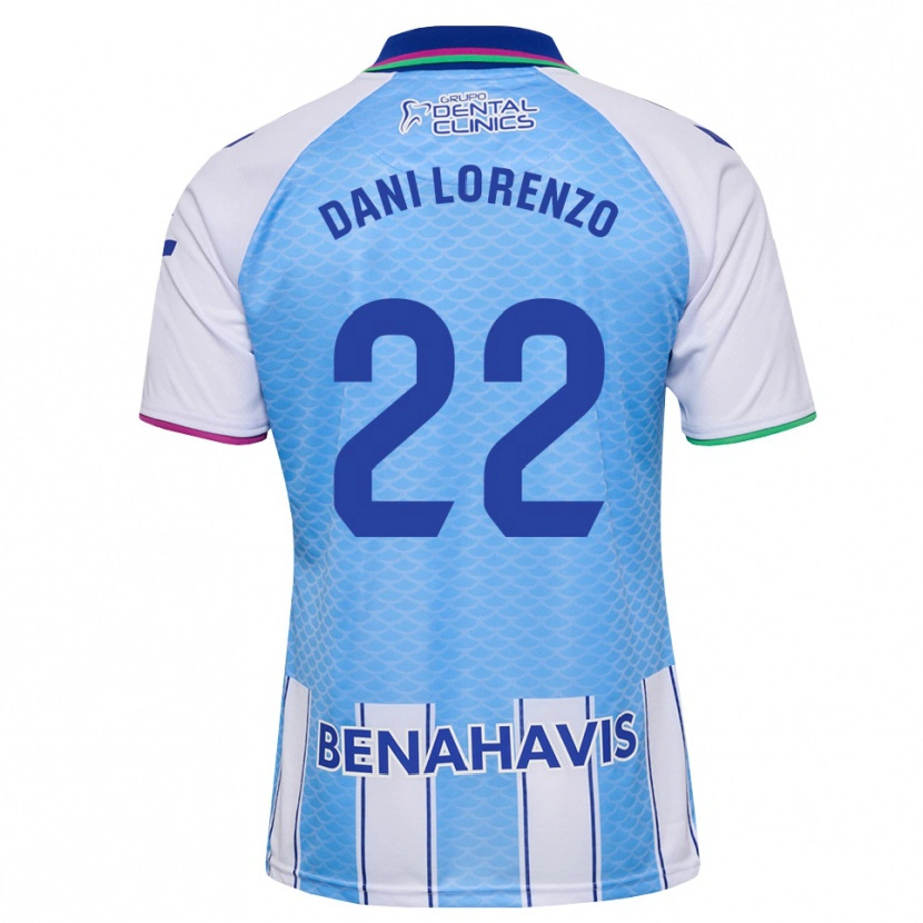 Danxen Barn Dani Lorenzo #22 Dyp Himmelblå Hvit Hjemmetrøye Drakt Trøye 2026/27 Skjorter T-Skjorte