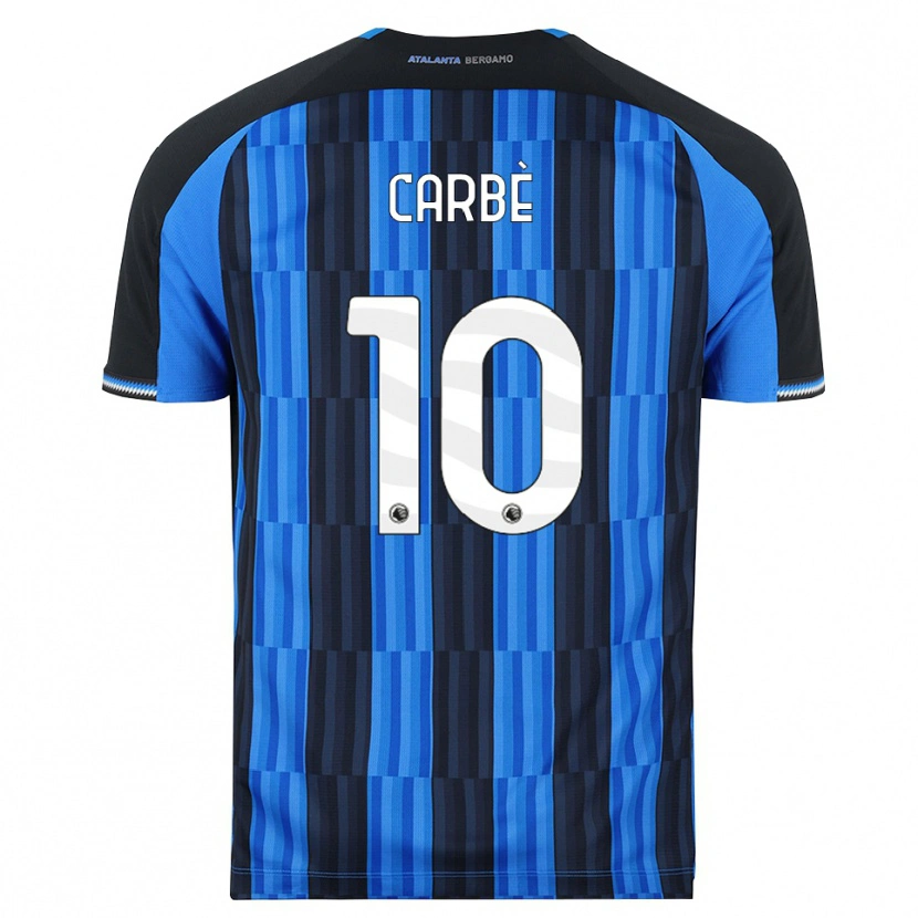 Danxen Barn Alessio Carbè #10 Blå Svart Rød Hjemmetrøye Drakt Trøye 2026/27 Skjorter T-Skjorte