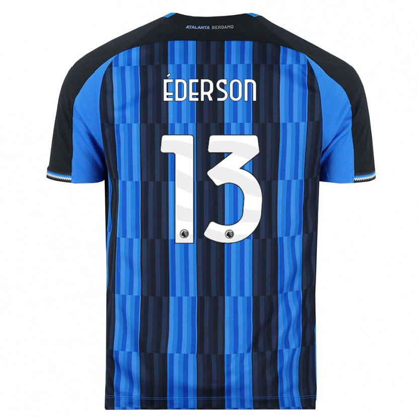 Danxen Barn Éderson José Dos Santos Lourenço Da Silva #13 Blå Svart Rød Hjemmetrøye Drakt Trøye 2026/27 Skjorter T-Skjorte