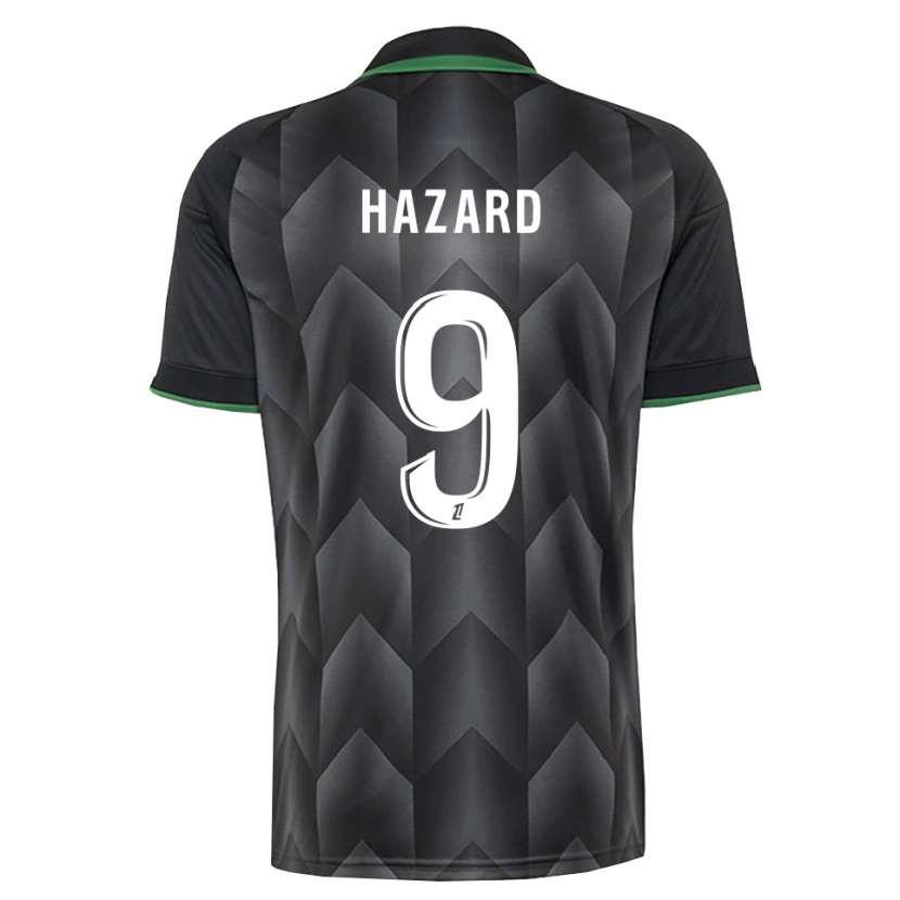 Danxen Barn Thorgan Hazard #9 Hvit Svart Grønn Bortetrøye Drakt Trøye 2026/27 Skjorter T-Skjorte