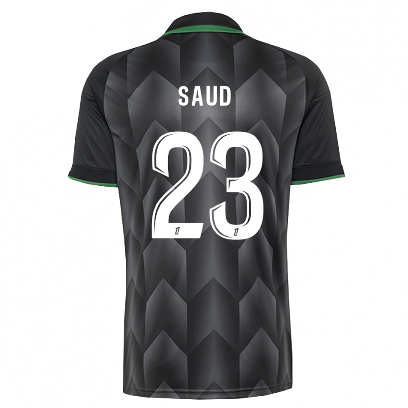 Danxen Barn Saud Abdulhamid #23 Hvit Svart Grønn Bortetrøye Drakt Trøye 2026/27 Skjorter T-Skjorte