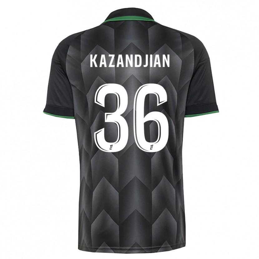 Danxen Barn Lara Kazandjian #36 Hvit Svart Grønn Bortetrøye Drakt Trøye 2026/27 Skjorter T-Skjorte