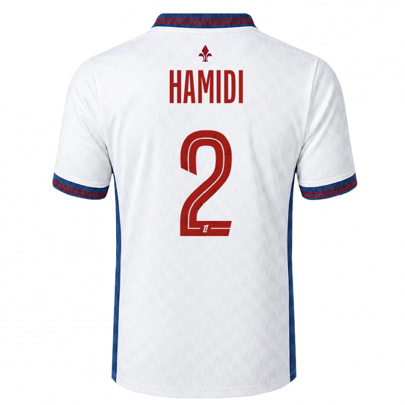 Danxen Barn Kamel Hamidi #2 Rød Hvit Blå Bortetrøye Drakt Trøye 2026/27 Skjorter T-Skjorte
