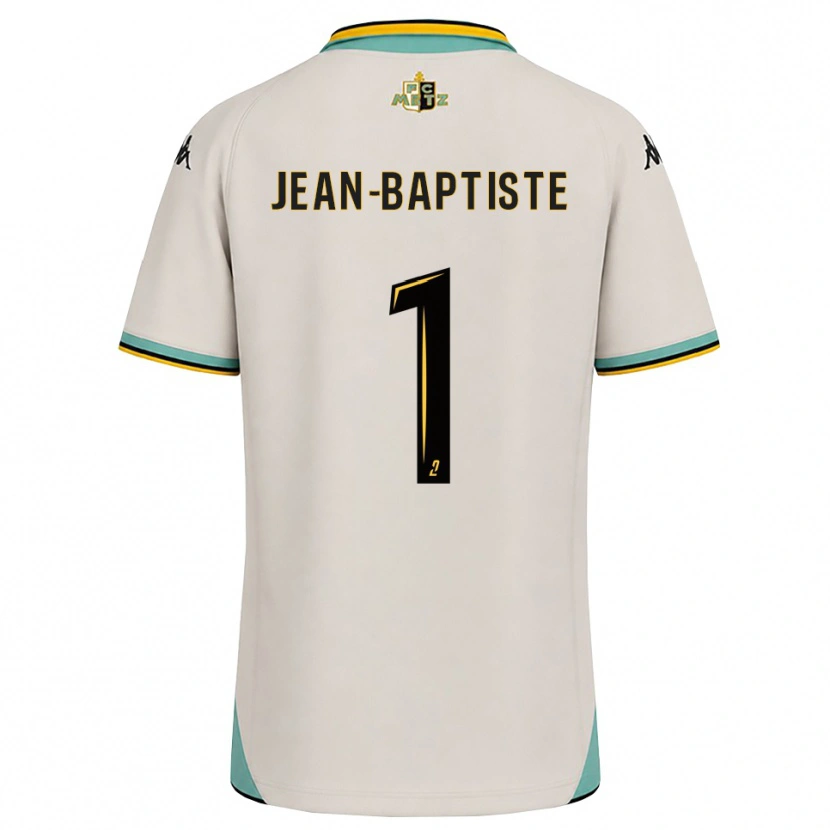 Danxen Barn Romain Jean-Baptiste #1 Blomsterhvit Svart Bortetrøye Drakt Trøye 2026/27 Skjorter T-Skjorte