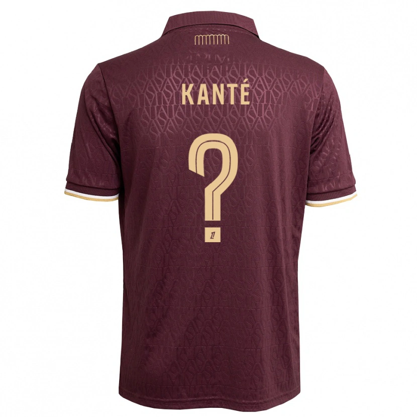 Danxen Barn Hamidou Kanté #0 Maron Sandbrun Bortetrøye Drakt Trøye 2026/27 Skjorter T-Skjorte