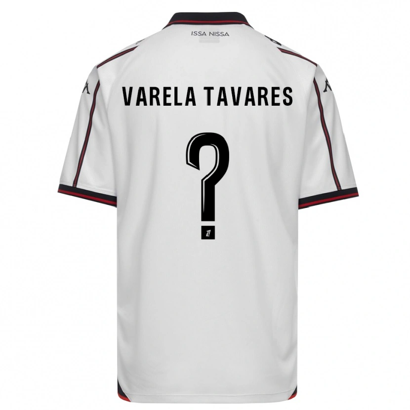 Danxen Barn Tainy Varela Tavares #0 Svart Hvit Bortetrøye Drakt Trøye 2026/27 Skjorter T-Skjorte