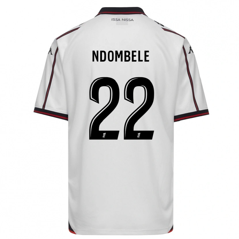 Danxen Barn Tanguy Ndombele #22 Svart Hvit Bortetrøye Drakt Trøye 2026/27 Skjorter T-Skjorte