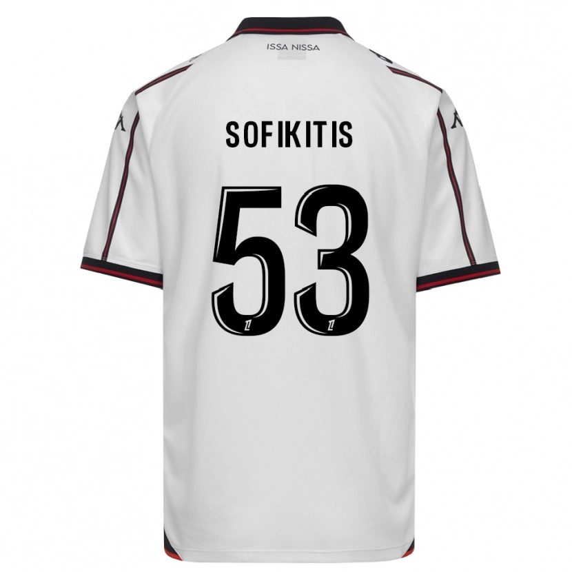 Danxen Barn Yanis Sofikitis #53 Svart Hvit Bortetrøye Drakt Trøye 2026/27 Skjorter T-Skjorte